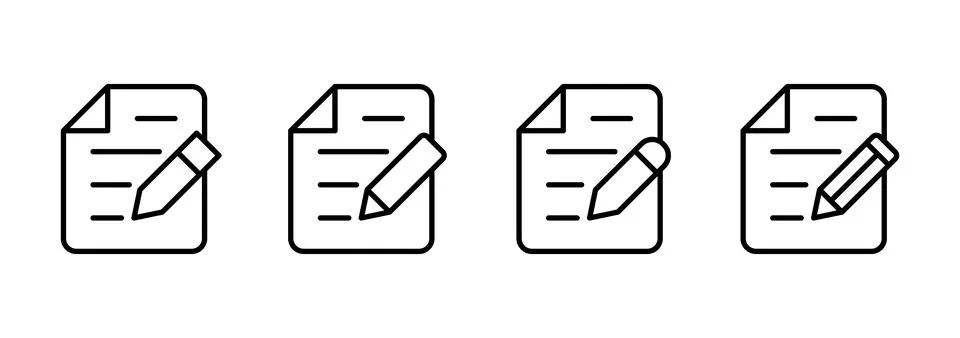 Note icon vector. notepad sign and symbol イラスト素材