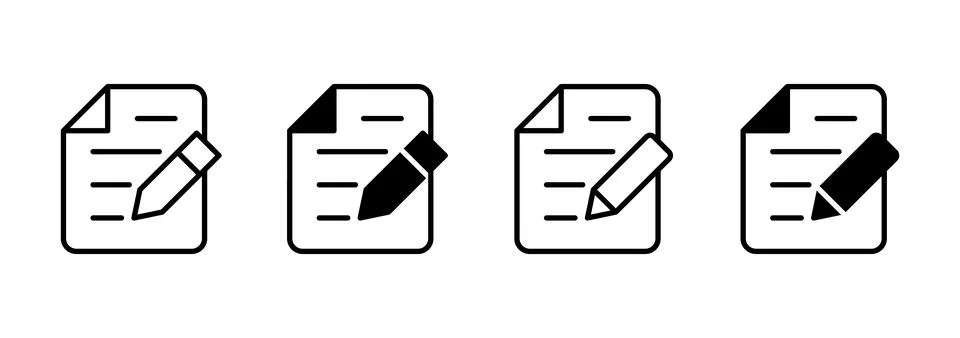 Note icon vector. notepad sign and symbol 스톡 일러스트