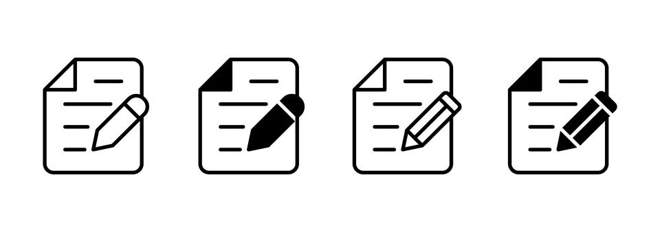 Note icon vector. notepad sign and symbol 스톡 일러스트