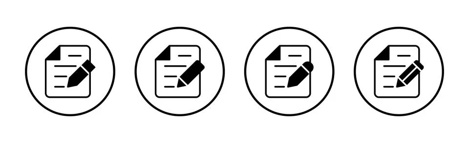 Note icon vector. notepad sign and symbol Illustrazione stock