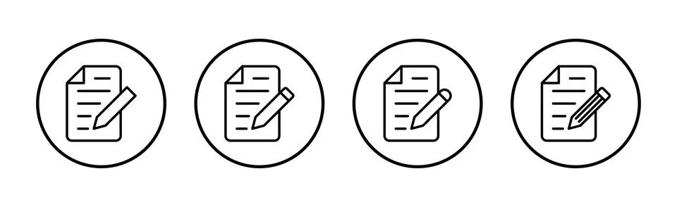 Note icon vector. notepad sign and symbol Illustrazione stock