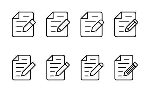 Note icon vector. notepad sign and symbol 스톡 일러스트