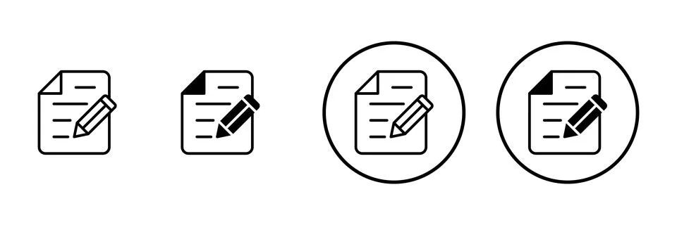 Note icon vector. notepad sign and symbol イラスト素材