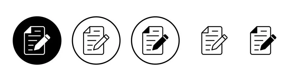 Note icon vector. notepad sign and symbol Illustrazione stock