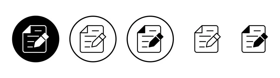 Note icon vector. notepad sign and symbol Illustrazione stock