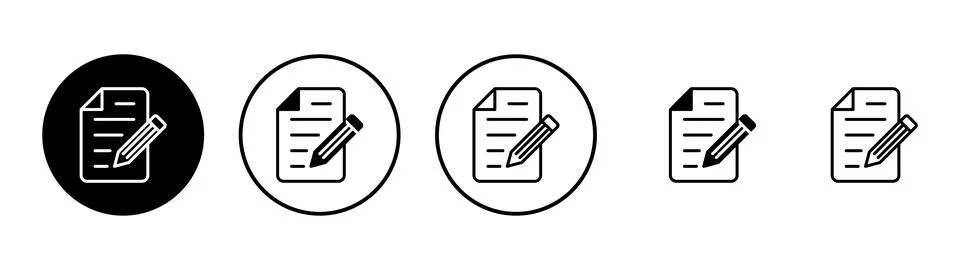 Note icon vector. notepad sign and symbol Illustrazione stock