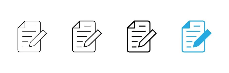 Note icon vector. notepad sign and symbol イラスト素材