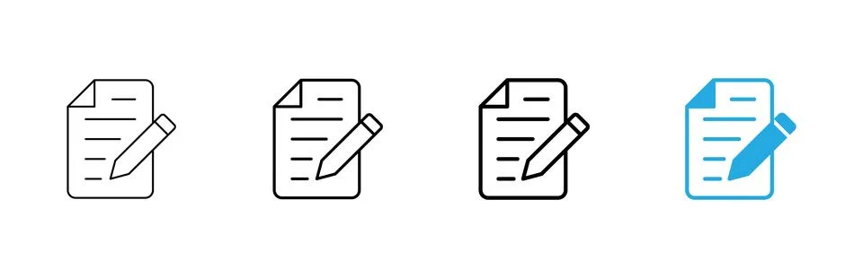 Note icon vector. notepad sign and symbol Illustration
