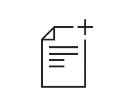 Note icon vector sign. Paper message or document page. 스톡 일러스트