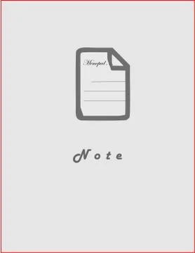 Note Stock Illustration