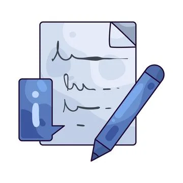 Note illustration Stock Illustration