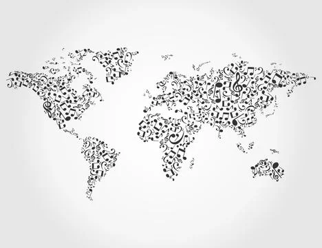 Note map Stock Photos