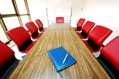 Note in the meeting room Stock Photos