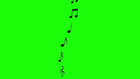 Note music animated icon symbol note music do re mi fa sol la si do green s.. Stock Footage 286072477