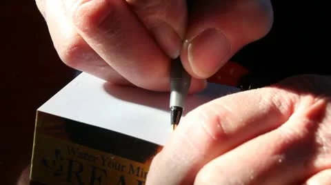 Note pad list 動画素材 10733119