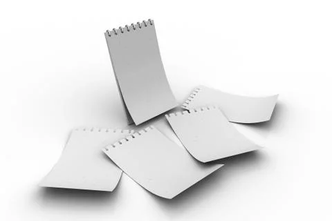 Note pad papers Free Stock Illustration