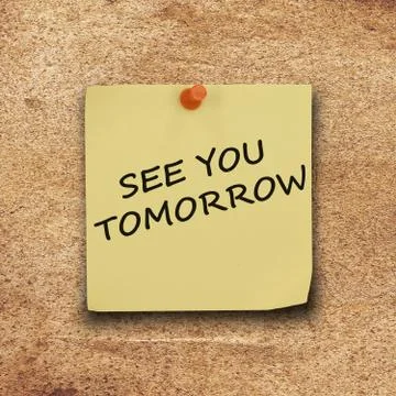 Note paper and pin Stock Photos