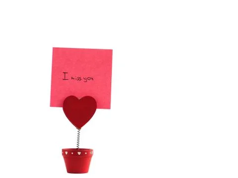 Note paper in a beautiful holder Stock Photos