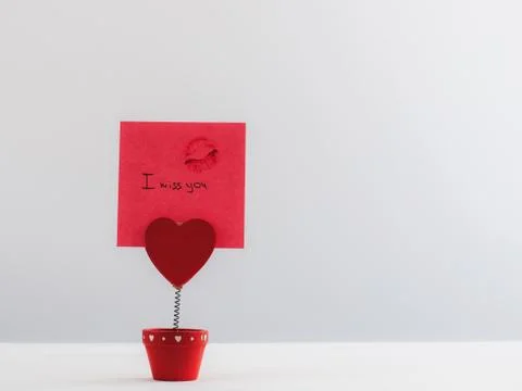 Note paper in a beautiful holder Stock Photos