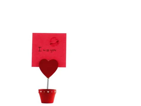 Note paper in a beautiful holder Stock Photos