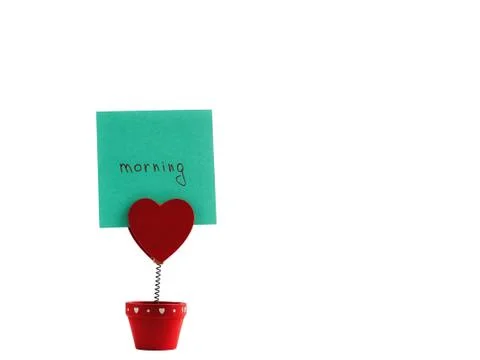 Note paper in a beautiful holder Stock Photos