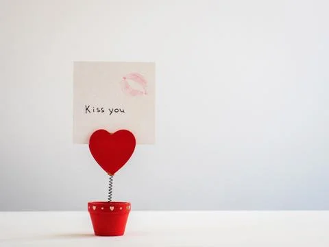 Note paper in a beautiful holder Stock Photos