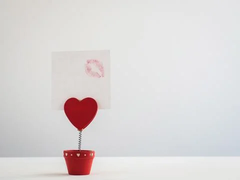Note paper in a beautiful holder Stock Photos