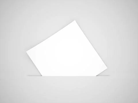 Note paper concept rendered black and white イラスト素材