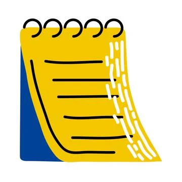 Note paper icon Stock Illustration