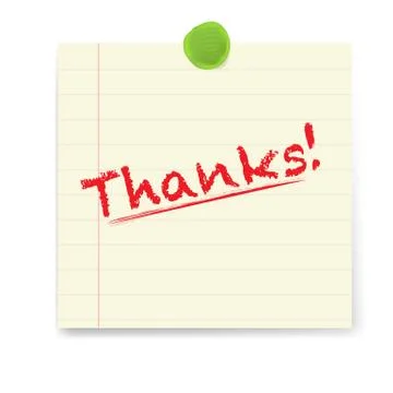 Note paper Stock Illustration