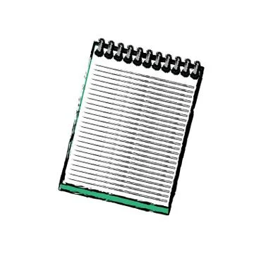 Note paper isolated Illustrazione stock