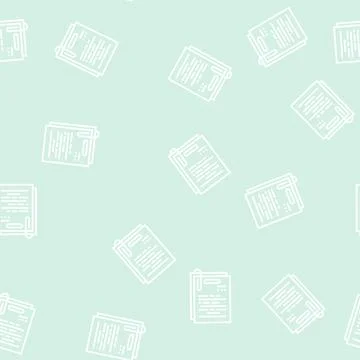 Note paper list line seamless pattern Illustrazione stock