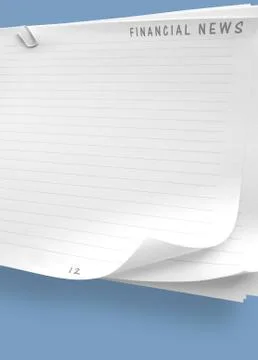 NOTE PAPER Foto stock