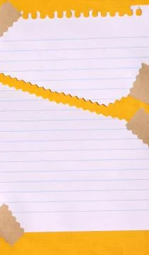 Note paper Stockfoto's