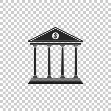 Note paper with pinned pushbutton icon isolated on transparent background. Memo Stock Illustration