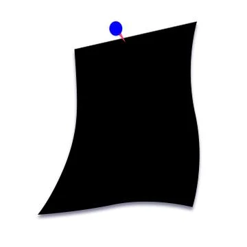 Note paper with on white background Stock Illustration