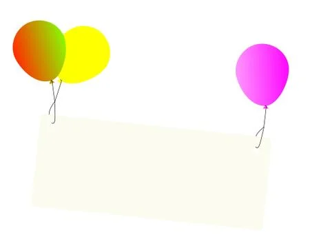 Note paper with on white background Stock Illustration
