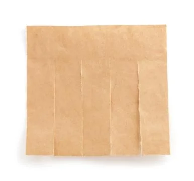 Note paper on white Stock Photos