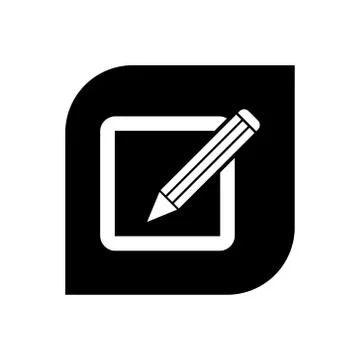 Note pencil icon Illustrazione stock