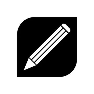 Note pencil icon Illustrazione stock