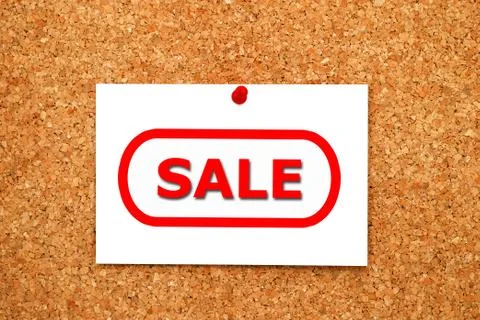 Note sale Stock Photos