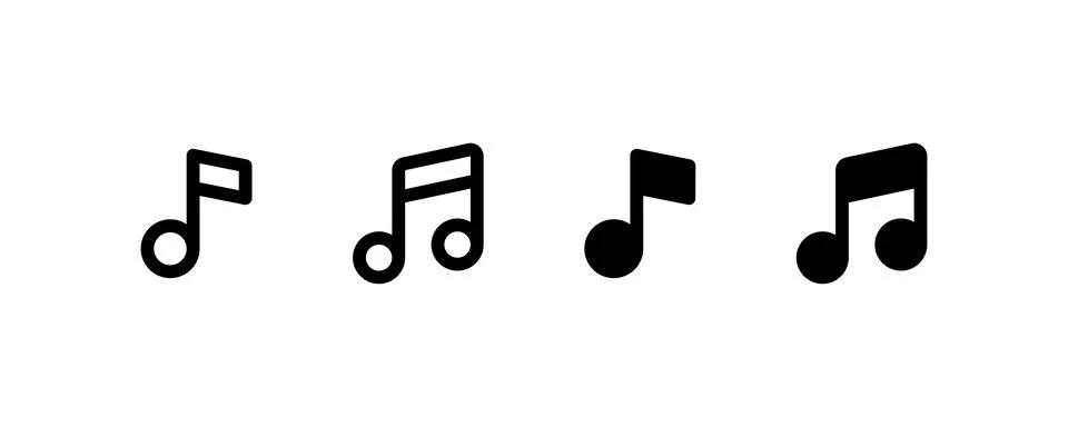 Note set. Vector icon design. Stock Illustration