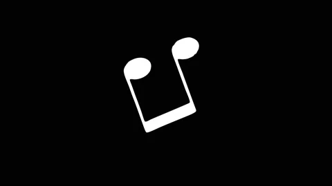 Note Shape Elements with Alpha Channel. Stock Footage 114123319