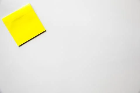 Note sticker to personalize with the logo of your company Stock Photos