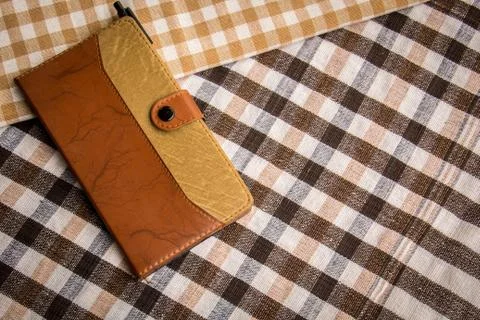 Note on the table, put on cotton. Stock-Fotos