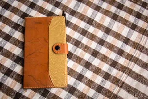 Note on the table, put on cotton. Stock Photos