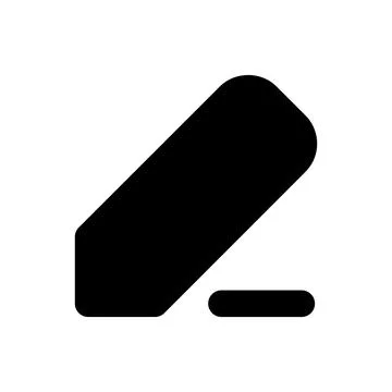 Note taking black glyph ui icon Illustrazione stock