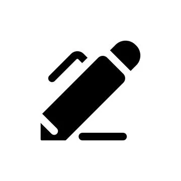 Note-taking black glyph ui icon 스톡 일러스트