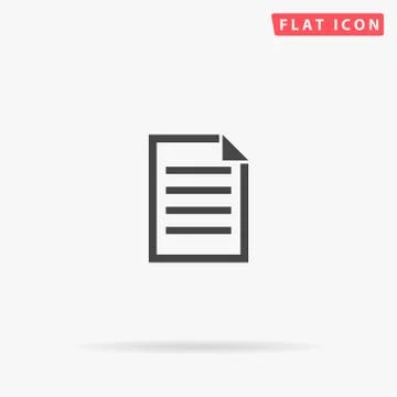 Note Taking flat vector icon Stock Illustration