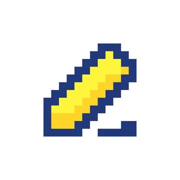 Note taking pixelated RGB color ui icon Illustrazione stock